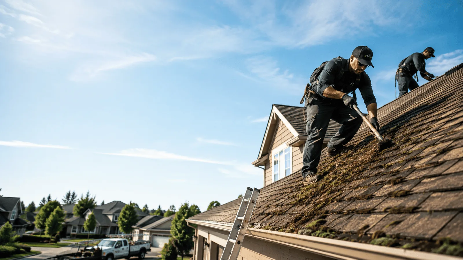 Roof Moss Removal in Bark River, MI near me